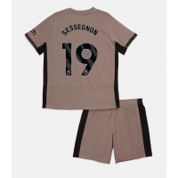 Fotbalové Dres Tottenham Hotspur Ryan Sessegnon #19 Dětské Alternativní 2023-24 Krátký Rukáv (+ trenýrky)